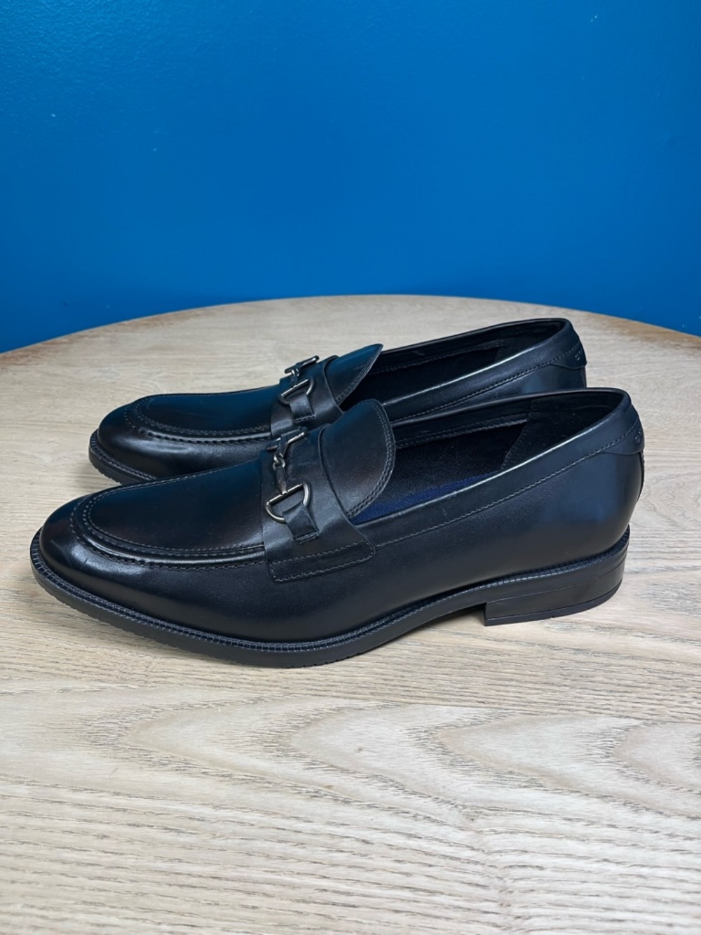 Cole Haan Men’s Modern Essentials Bit Loafer Black Leather Dress Shoe Size 10 - Picture 6 of 9